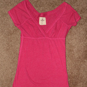 pink hollister top